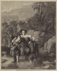 Attraversando il ruscello